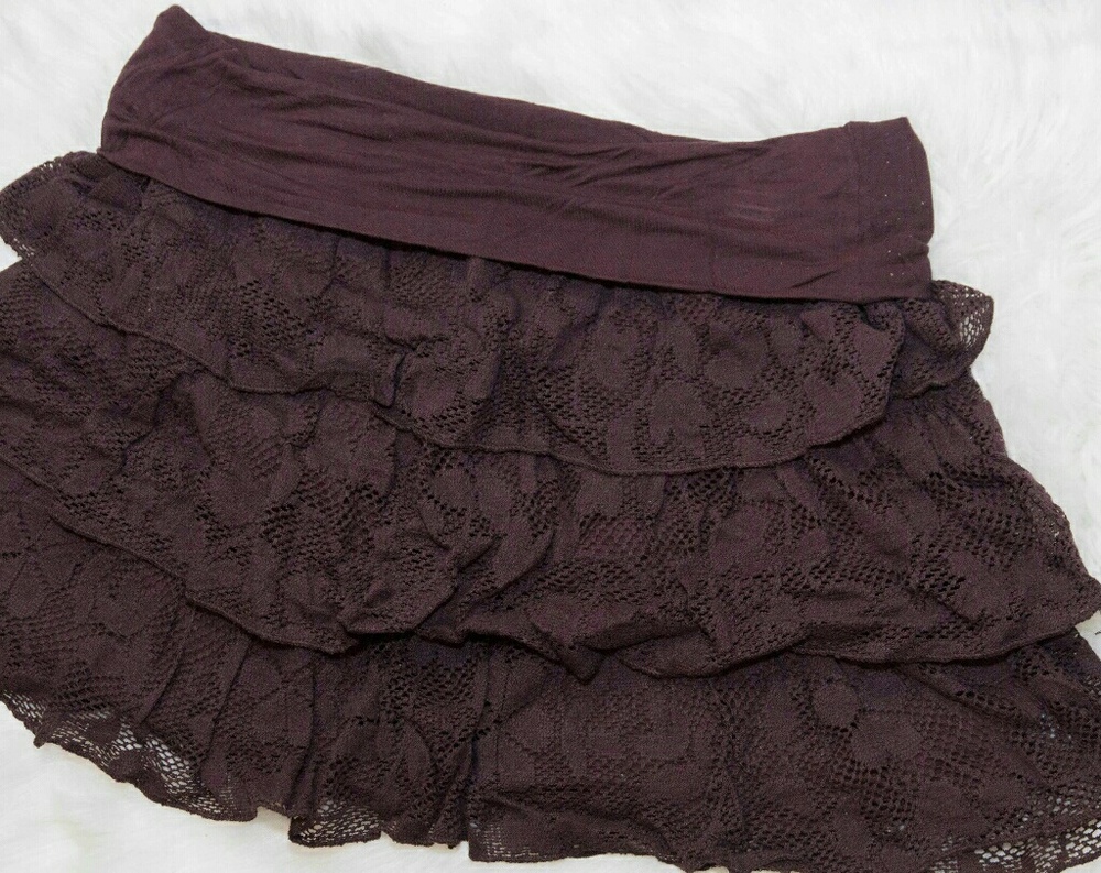 Brown Lace Skirt